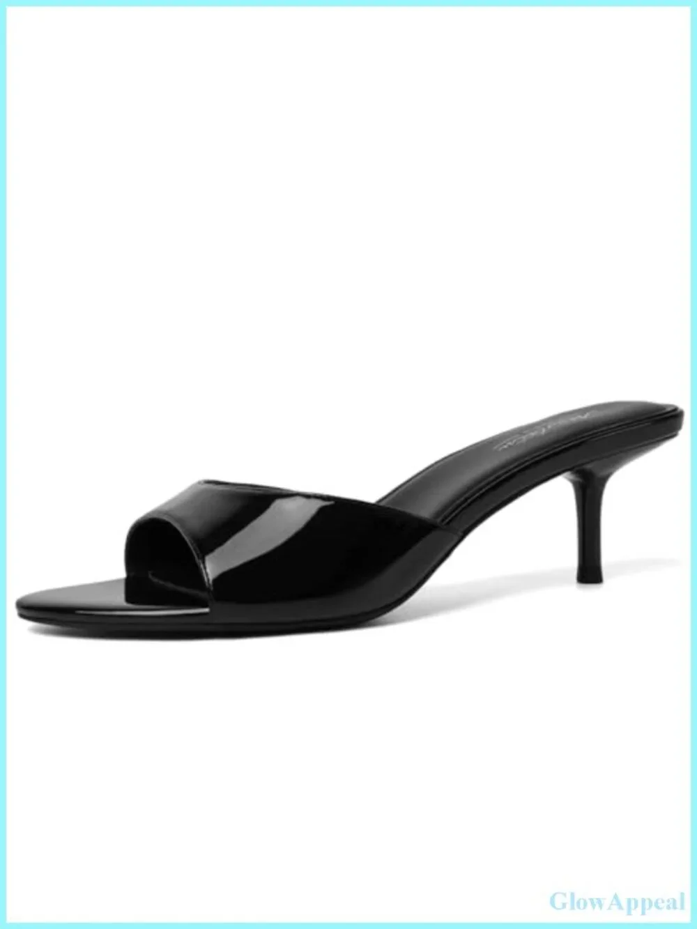Kitten Heels for Women Pointed Toe Mules Backless Stiletto Slip On Dress